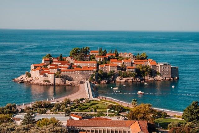 Montenegro Canj szigete